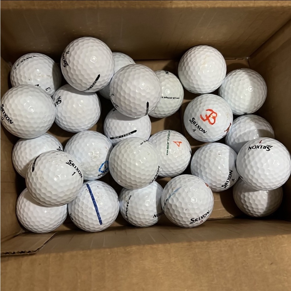 Srixon White Golf Balls Collection
